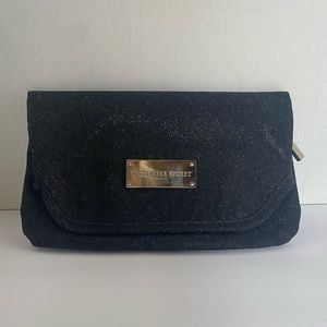 VS Black Glitter Clutch